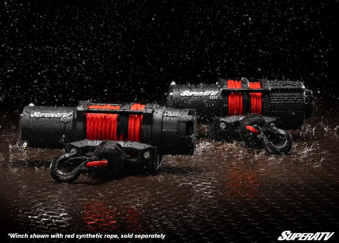 6000LB. ATV/UTV WINCH (WITH WIRELESS REMOTE & SYNTHETIC ROPE)